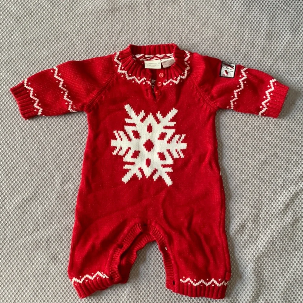 Nordstrom Baby winter jumper in red